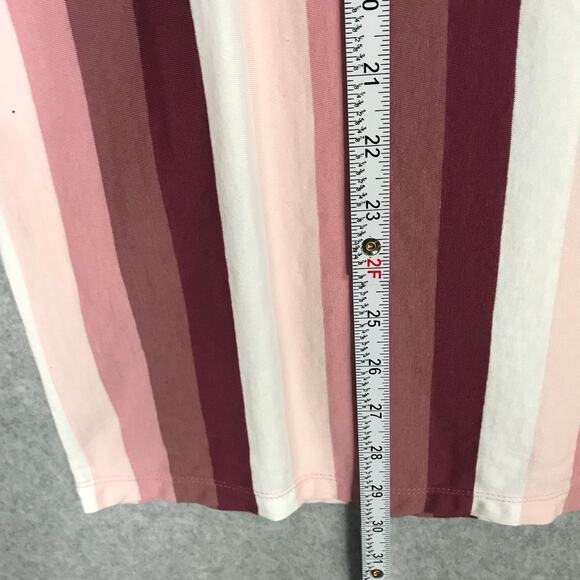 San Francisco Striped Tee - Burgundy and Pink - Picture 8 of 9